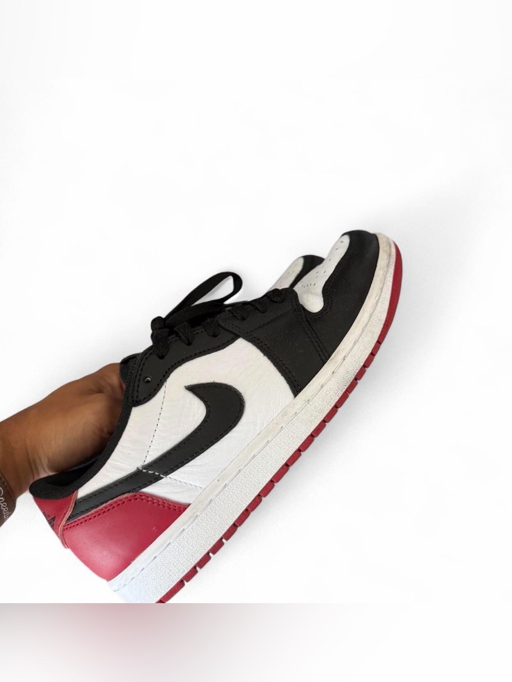 Air Jordan 1 retro low OG black toe
